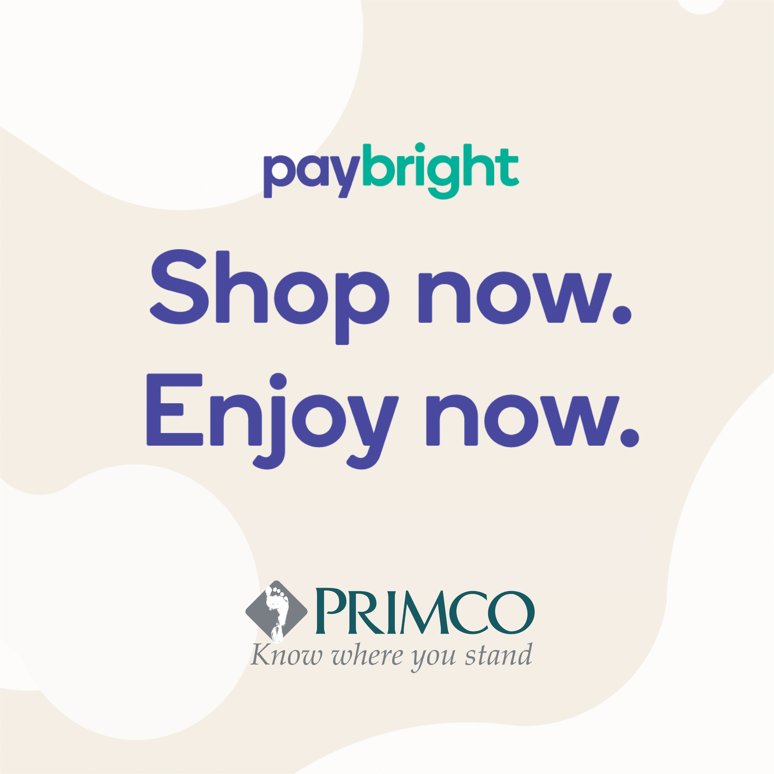 InStore Window Cling Primco 8x8